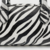Faux Fur Zebra Print Mini Handbag