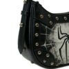 Spider Studded Hobo Shoulder Bag