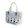 Bohemian White Lace Tote Bag