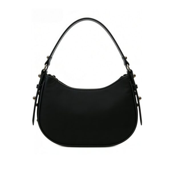 Spider Studded Hobo Shoulder Bag
