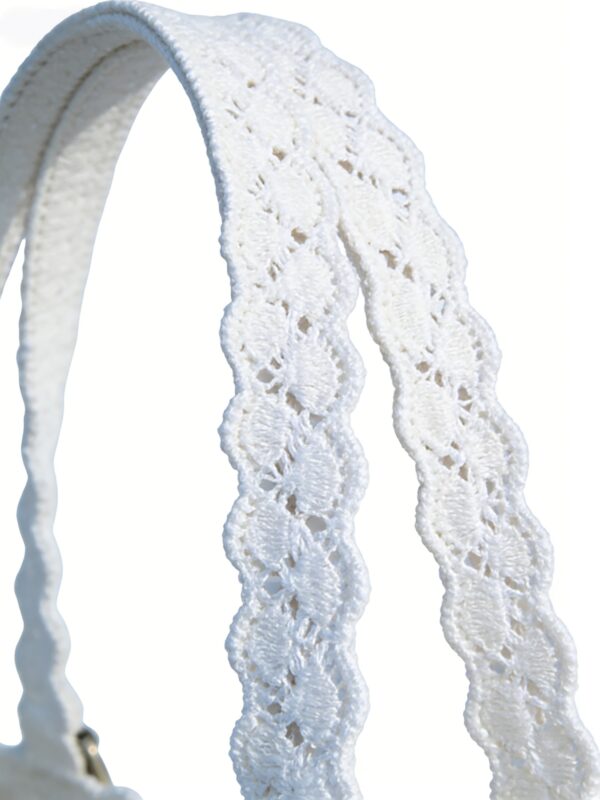 Bohemian White Lace Tote Bag
