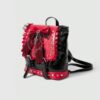 Red & Black Gothic Bow Cross Mini Backpack