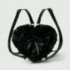 Gothic Ruffled Heart Mini Backpack