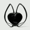 Gothic Ruffled Heart Mini Backpack
