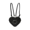 Spiked Harness Heart Mini Backpack