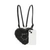 Spiked Harness Heart Mini Backpack