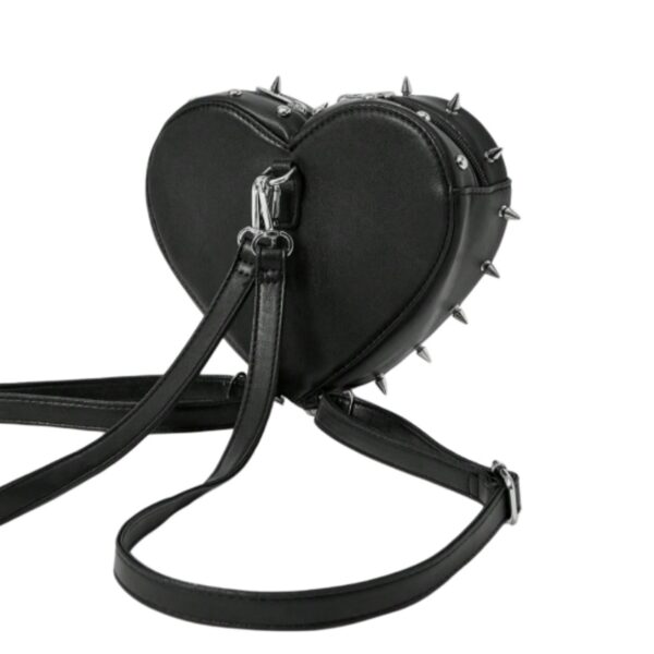 Spiked Harness Heart Mini Backpack