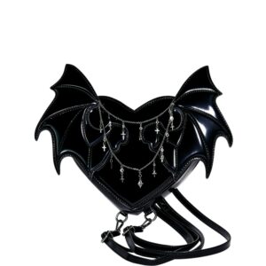 Gothic Bat Wing Chain Crossbody/Backpack Bag