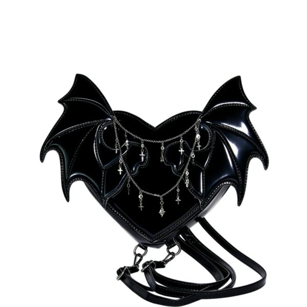 Gothic Bat Wing Chain Crossbody/Backpack Bag