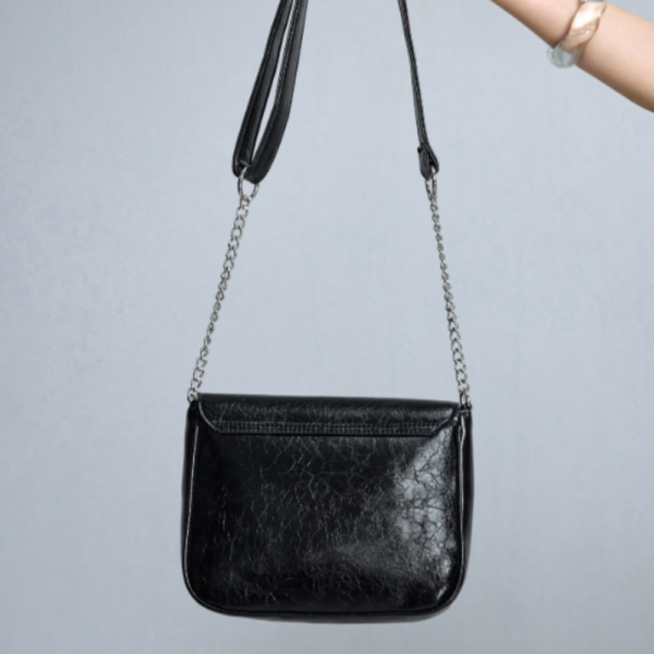 Neon Skull Studded Crossbody Bag