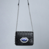 Evil Eye Studded Crossbody Bag