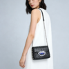 Evil Eye Studded Crossbody Bag