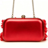 3D Floral Chain Clutch Bag
