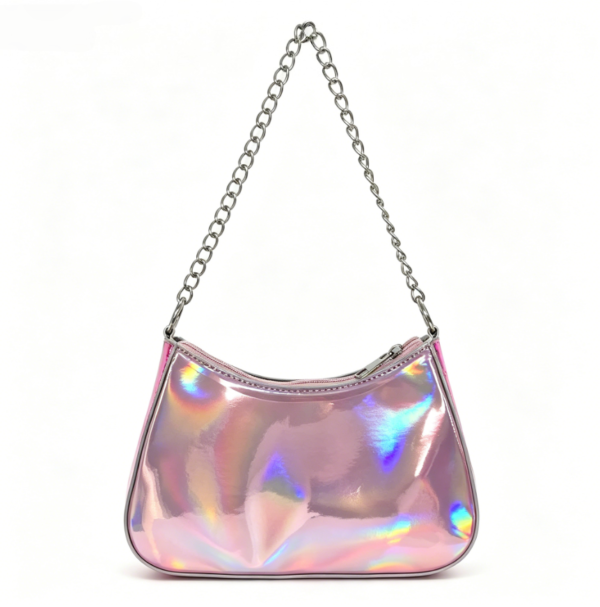 Holographic Star Chain Shoulder Bag