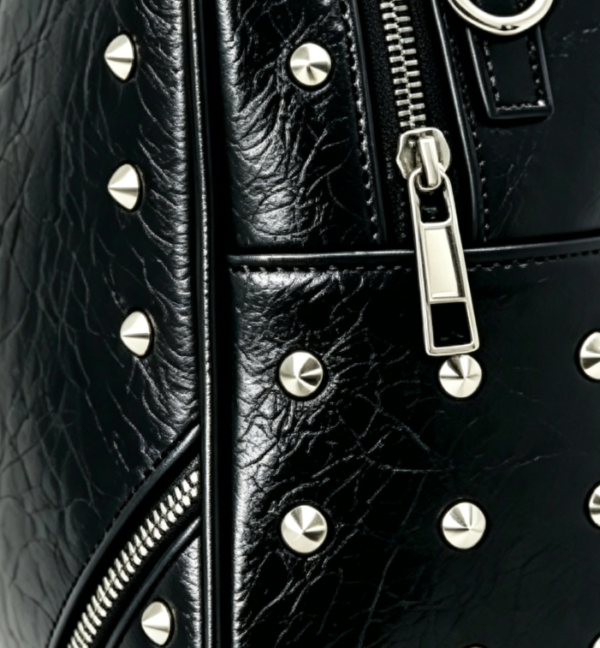 Punk Studded Square Crossbody Bag