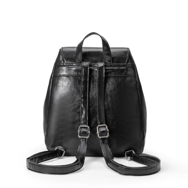 Gothic Cross Rhinestone Chain PU Backpack