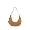 Vintage Studded Crescent Crossbody Bag