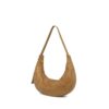 Vintage Studded Crescent Crossbody Bag