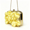 3D Floral Chain Clutch Bag