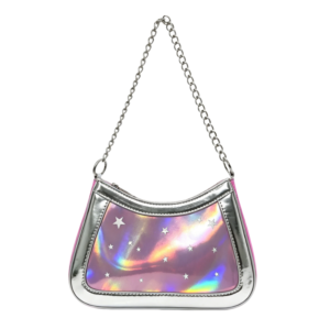 d7e33d32b9fcbbb9ef4187ee1153ca32 Holographic Star Chain Shoulder Bag