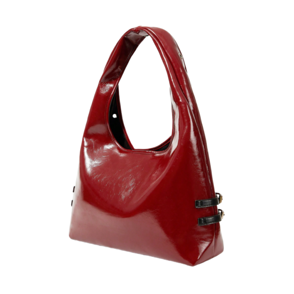 Red Cross Chain Buckle Tote Bag