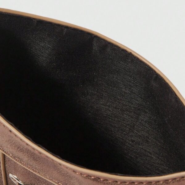 Vintage Fringe Lace-Up Crossbody Bag