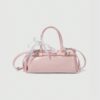 Pink Ribbon Buckle Mini Handbag