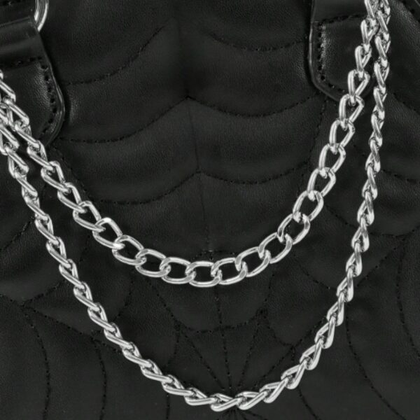 Spider Web Stitch Chain Mini Handbag
