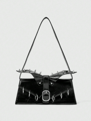 Punk Spiked Bat Wing Shoulder Bag