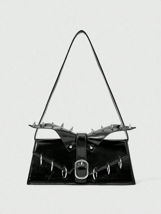 Punk Spiked Bat Wing Shoulder Bag