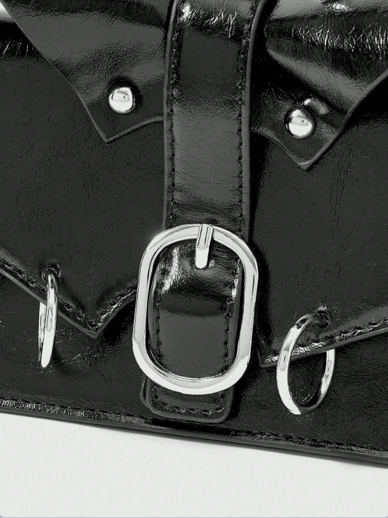 Punk Spiked Bat Wing Shoulder Bag
