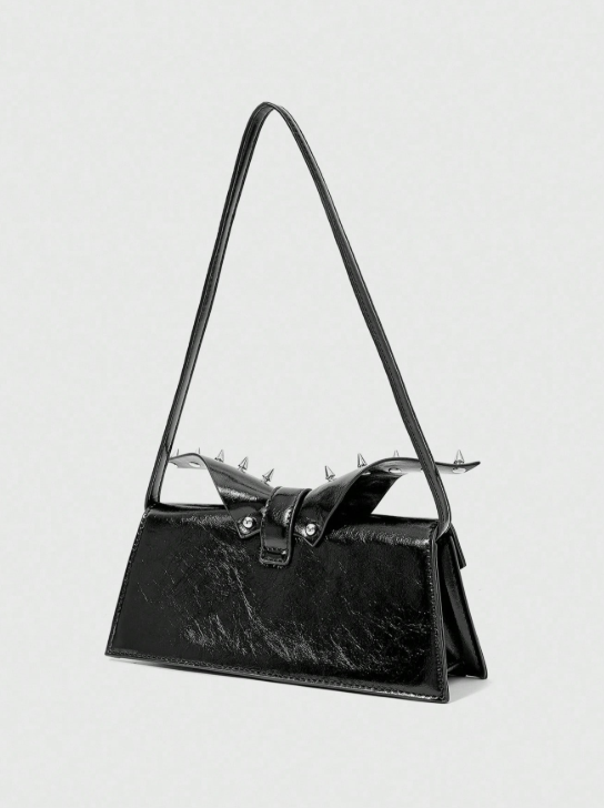 Punk Spiked Bat Wing Shoulder Bag