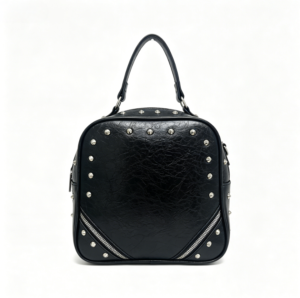 Punk Studded Square Crossbody Bag