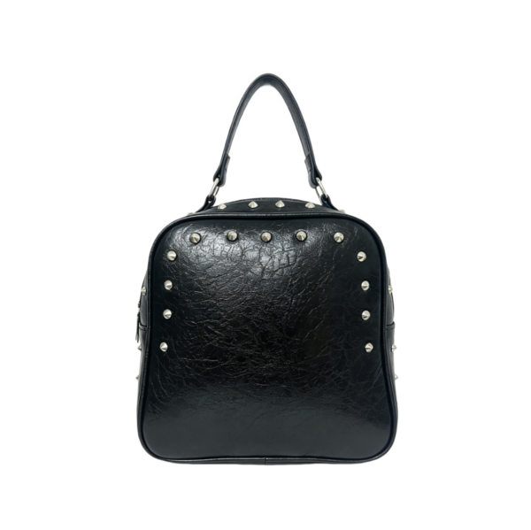 Punk Studded Square Crossbody Bag