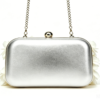 3D Floral Chain Clutch Bag